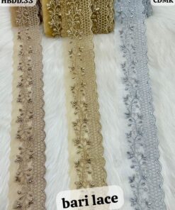 Alternative view of fancy cutdana color lace