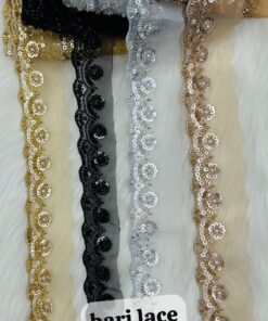 Pearl-Core Floral Wave Trim