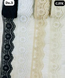 Petit Flower Scalloped Eyelet Lace