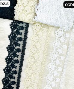 Wildflower Vine Embroidery with Netting