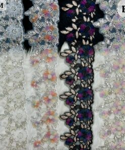 EDIM Series - Trailing Floral & Leaf Embroidery Lace