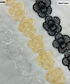 BIMK - Large Outline Floral Sequin Appliqué