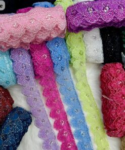 Floral Medallion Scalloped Trimming Rolls