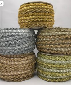 Ornate Metallic Gota Lace