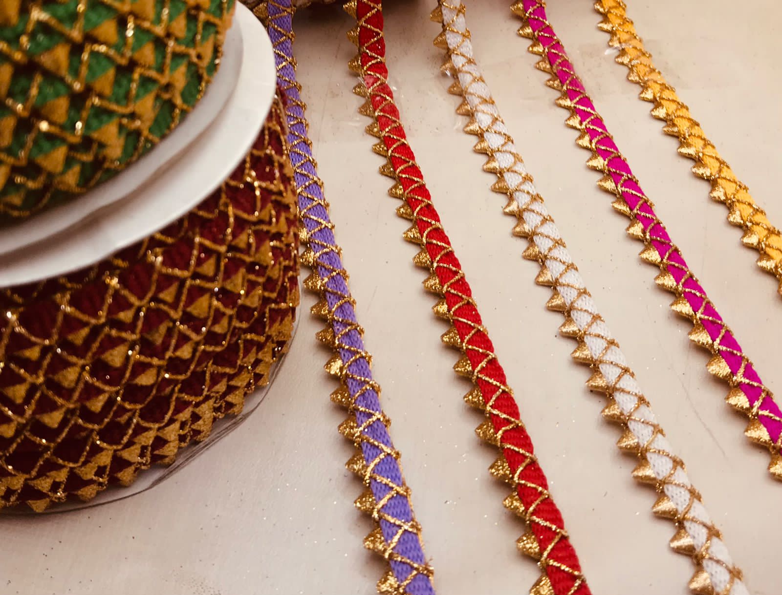 Golden Spike Triangle Lace