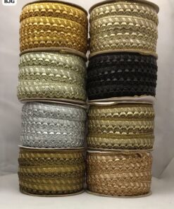 Scalloped Woven Metallic Trim