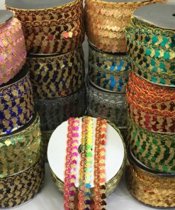 Diamond Pattern Sequin Trim