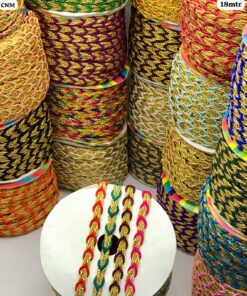 Two-Tone V-Shape Braided Trim