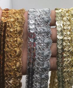 Flower Sequin Fan Lace