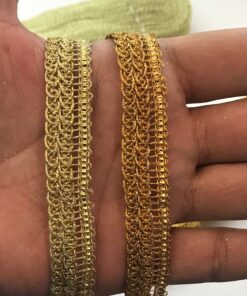 Braided Zari Border Lace