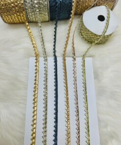 Multi-Color Zigzag Gota Rolls