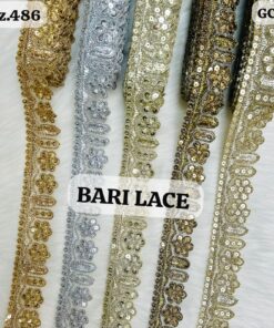 Intricate Foliage & Floral Scallop