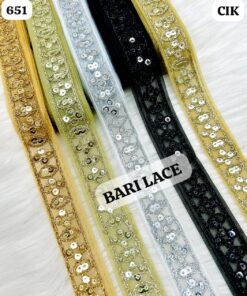 Geometric Oval Sequin Trim