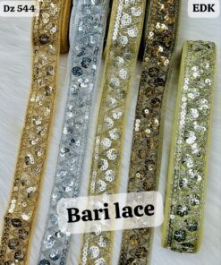 Zig-Zag Floral Sequin Border