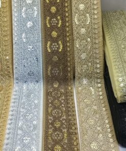 BONK 7875 Ornate Medallion Scalloped Edge Trim