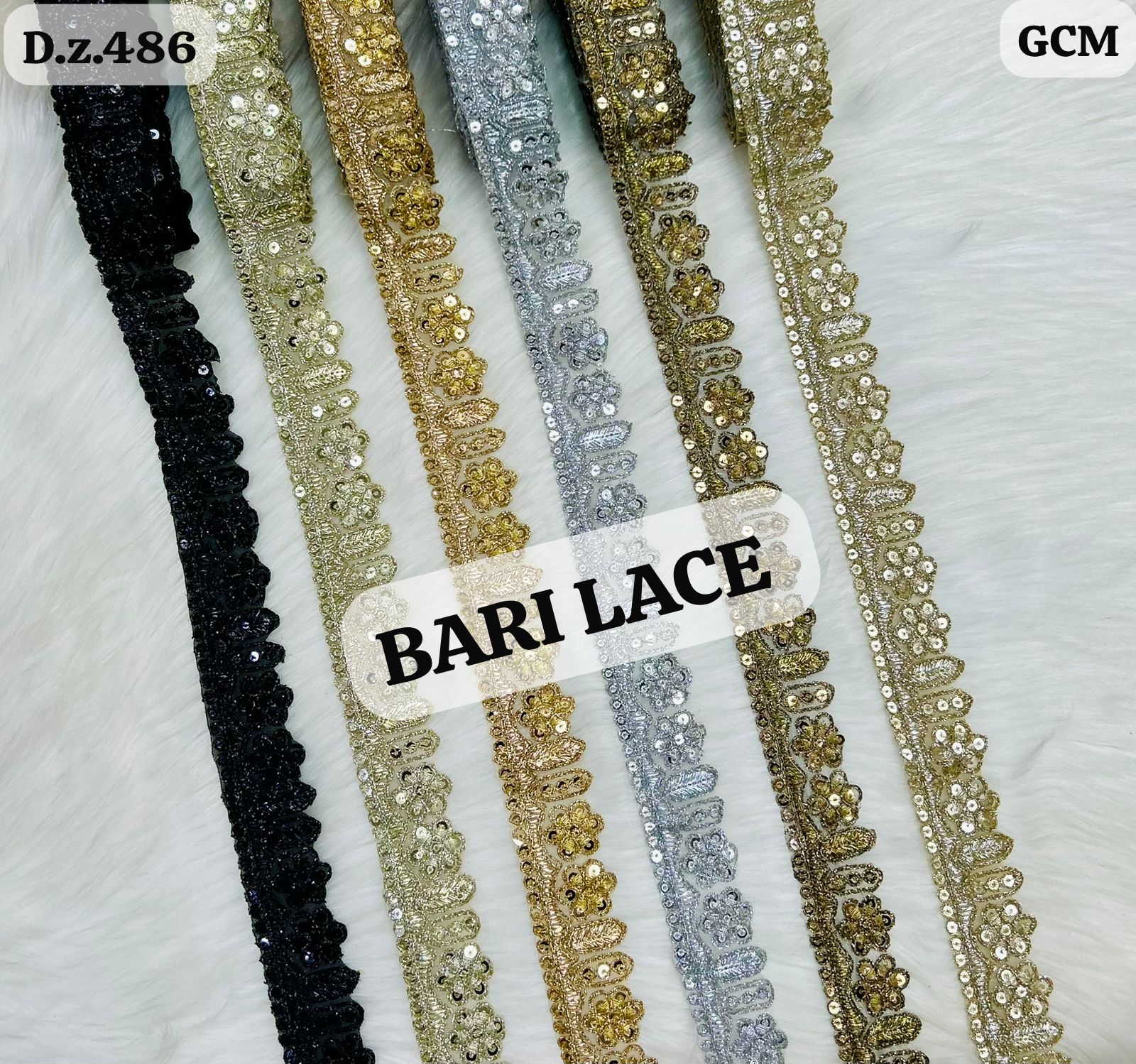 Floral Crest Fringe Trim