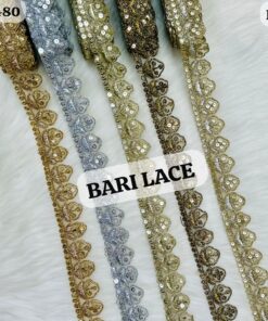 Heart-Leaf Scalloped Lace