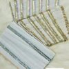 KK Multi-Stripe Mirror And Stone Work Lace
