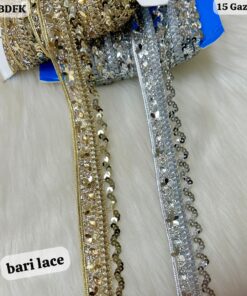 BDFK Sequin-Fringed Crystal Border (15 Gaz)