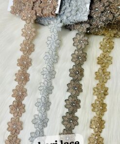 Pearl-Core 3D Floral Border