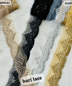 Baroque Scalloped Cluster Lace